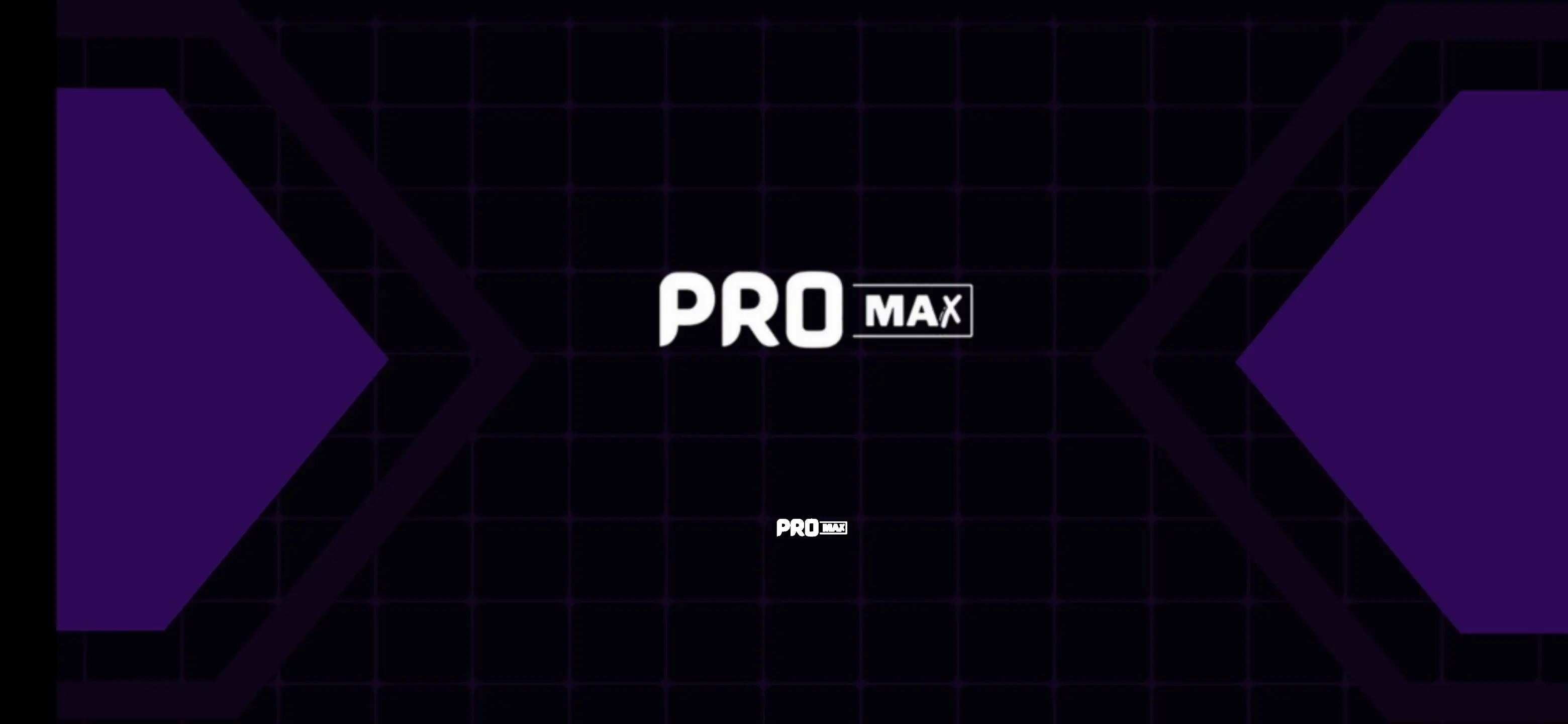 Promax Android IBO Player Edition welcome screen