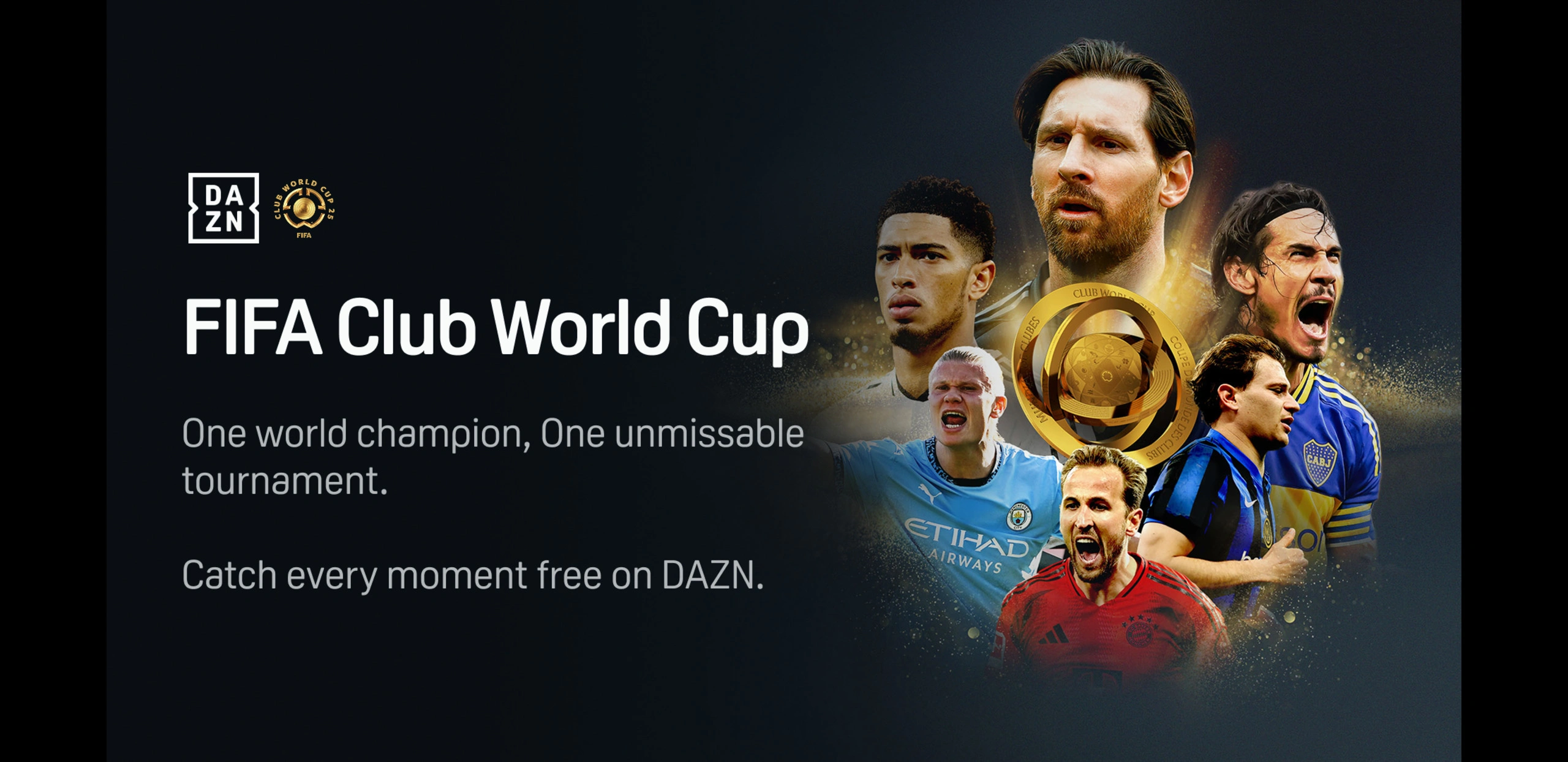 Football event artwork shown as a sports category example