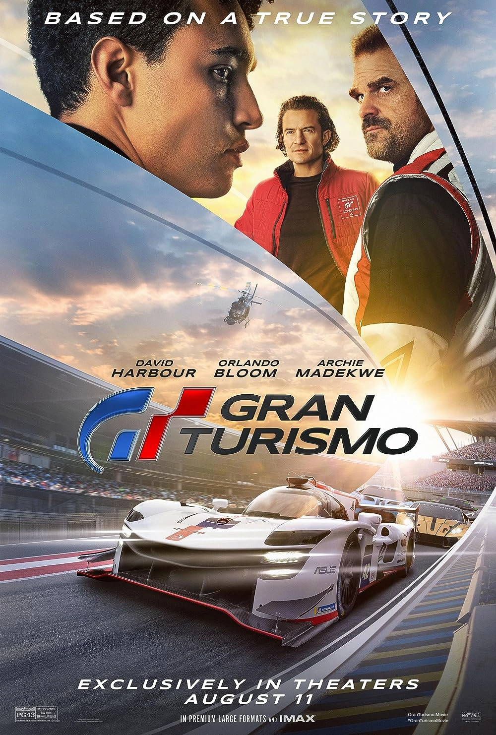 Gran Turismo movie poster in the catalogue preview