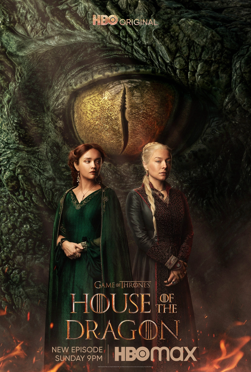 House of the Dragon series poster in the catalogue preview